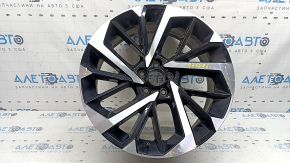 Jantă Mitsubishi Outlander 22-26 R20x8J ET35 neagră și cromată, bordură deschisă la culoare