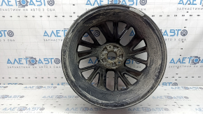 Jantă Mitsubishi Outlander 22-26 R20x8J ET35 neagră și cromată, bordură deschisă la culoare