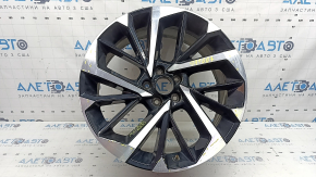 Jantă Mitsubishi Outlander 22-26 R20x8J ET35 neagră și cromată, bordură deschisă la culoare