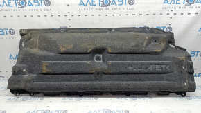 Protecție față stânga sub caroserie pentru Mitsubishi Outlander 22-26, parte față, îndoită, uzată