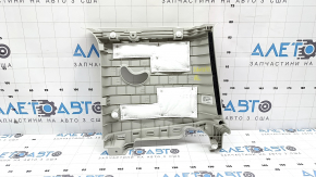 Ornamente montanți spate stânga față Hyundai Santa Fe 2024-2026, gri, zgârieturi