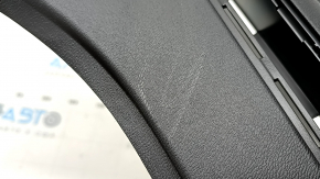 Ornament montant spate stânga în spatele geamului, Volvo XC60 18-26, negru, zgârieturi