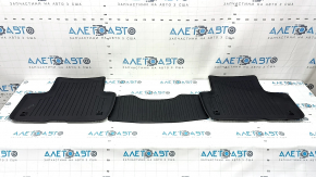 Set covorașe auto pentru Volvo XC60 18-26 cauciuc negru, zgârieturi