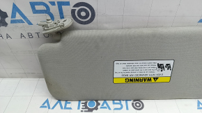 Козырек правый Hyundai Santa Fe 24-26 без панорамы, серый, без крючка, под химчистку