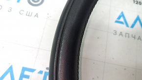 Volan încălzit din piele neagră Volvo XC60 18-23, tip 1, cu lovituri