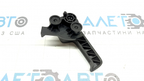 Mâner de deschidere capotă interior Hyundai Santa Fe 24-24, negru, cu suport și dop