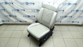 Водительское сиденье Hyundai Santa Fe 24-26 с airbag, электро, подогрев, кожа серая, под химчистку