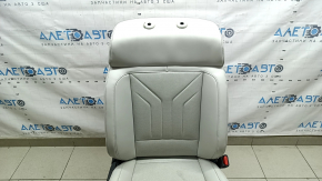 Пассажирское сиденье Hyundai Santa Fe 24-26 с airbag, электро, подогрев, кожа серая, под химчистку