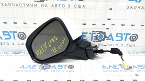 Ansamblu oglindă retrovizoare stânga pentru Hyundai Santa Fe 24-26, 8 pini, alb, încălzit, semnalizator, BSM