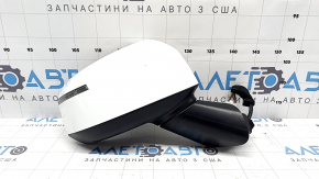 Ansamblu oglindă retrovizoare dreapta pentru Hyundai Santa Fe 24-26, 8 pini, alb, încălzit, semnalizator, BSM