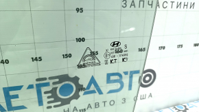 Стекло двери передней левой Hyundai Santa Fe 24-26 триплекс
