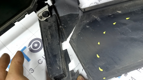 Bara spate, secțiune centrală goală, Hyundai Santa Fe 24-26 1.6 SE, SEL, XRT, zgârieturi, lovituri, crăpături, fragmente lipsă, suport rupt