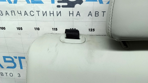 Спинка заднего ряда сидений 3 ряд правая Hyundai Santa Fe 24-26 кожа серая, с каркасом, перфорация, под химчистку