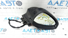 Зеркало боковое правое в сборе Audi A5 F5 18-25 5D 13 пинов, подогрев, поворотник, BSM, автозатемнение, черное
