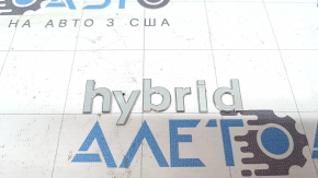 Эмблема надпись hybrid двери багажника Hyundai Santa Fe 24-26
