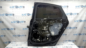 Ansamblu ușă spate dreapta fără cheie pentru Ford Fusion mk5 13-20, negru G1, ornamentele și mânerul cromate