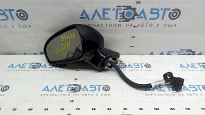 Зеркало боковое левое в сборе Ford Fusion mk5 13-19 14 пинов, BSM, поворотник, подогрев, подсветка, черное