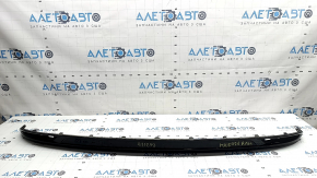 Ornamente bară spate Ford Fusion mk5 13-19 pentru țeavă dublă, negru lucios, suport rupt, elemente de fixare crăpate