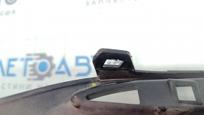 Ornamente bară spate Ford Fusion mk5 13-19 pentru țeavă dublă, negru lucios, suport rupt, elemente de fixare crăpate