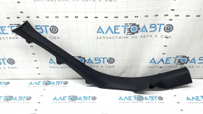 Ornament prag interior spate stânga pentru Audi A5 F5 18-25 5D, negru, zgârieturi