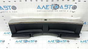 Накладка проема багажника Audi A5 F5 17-25 5D черная, с хромом, царапины, вмятина
