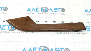 Ornamente ușă spate stânga Audi A5 F5 18-25 5D, lemn de nuc, zgârieturi