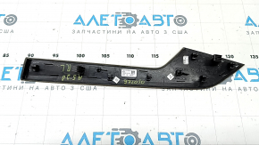 Ornamente ușă spate stânga Audi A5 F5 18-25 5D, lemn de nuc, zgârieturi