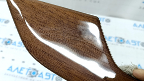 Ornamente ușă spate stânga Audi A5 F5 18-25 5D, lemn de nuc, zgârieturi