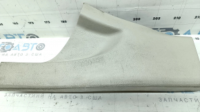 Накладка порога задняя левая Ford Fusion mk5 17-20 серая, царапины, под химчистку