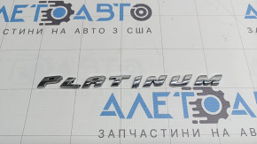 Emblemă PLATINUM pentru portbagaj Ford Fusion mk5 13-18