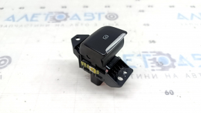 Butonul frânei de mână de la un Ford Fusion mk5 17-20 s-a slăbit, iar cromul este umflat.