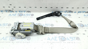 Centură de siguranță șofer cu tensionator și acționare rapidă pentru Ford Fusion mk5 17-20, gri, curățabilă chimic