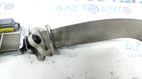 Centură de siguranță șofer cu tensionator și acționare rapidă pentru Ford Fusion mk5 17-20, gri, curățabilă chimic