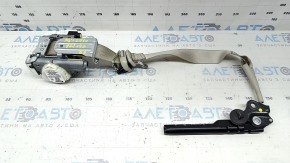 Centură de siguranță șofer cu tensionator și acționare rapidă pentru Ford Fusion mk5 17-20, gri, curățabilă chimic