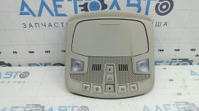 Плафон освещения передний Ford Fusion mk5 17-20 серый под люк, тип 2, царапины