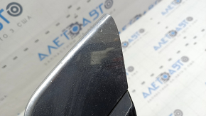 Grilă bară față stânga pentru Ford Fusion mk5 17-18 cu proiectoare de ceață LED, finisaj lucios, cu ornament cromat, suport rupt, ciobituri