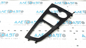 Ornamente consolă centrală Audi A5 F5 20-25, negru lucios, zgârieturi