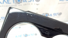 Ornamente consolă centrală Audi A5 F5 20-25, negru lucios, zgârieturi