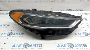 Ansamblu far dreapta față pentru Ford Fusion mk5 17-20 LED, cu DRL, polizabil, ciobit