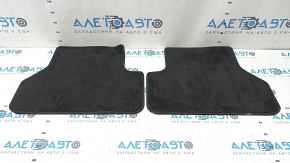 Set de 2 covorașe spate din material textil pentru Audi A5 F5 20-25 5D negru, pentru curățare