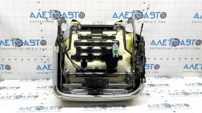 Pernă banchetă spate, rândul 2, dreapta, Hyundai Santa Fe 24-26, piele gri, perforată, electrică, curățabilă chimic