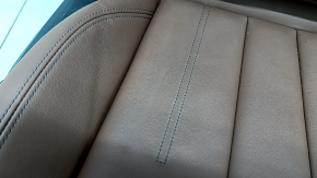 Пассажирское сидение Audi A5 F5 20-25 с airbag, электрическое, подогрев, кожа коричневая, царапина, под чистку