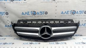 Решетка радиатора grill в сборе Mercedes W213 E 17-20 без камеры, AMG pkg