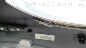 Bara spate nefinisată pentru Mercedes W213 E 17-20 cu senzori de parcare, fără mulaje, pachet AMG, argintiu, crăpături, zgârieturi, elemente de fixare rupte, element de fixare BSM desprins