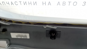 Bara spate nefinisată pentru Mercedes W213 E 17-20 cu senzori de parcare, fără mulaje, pachet AMG, argintiu, crăpături, zgârieturi, elemente de fixare rupte, element de fixare BSM desprins