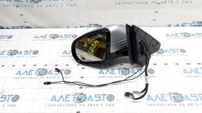 Ansamblu oglindă retrovizoare stânga pentru Mercedes W213 E 17-23, 10+8+2+2 pini, semnalizare, încălzită, iluminare din spate, antiorbire automată, BSM, argintiu