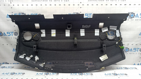 Полка задняя Mercedes W213 E 300/350 17-20 черная без шторки, Burmester, с заглушкой и накладкой, выгоревшая