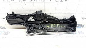 Ornamente laterale stânga pentru Mercedes W213 E 17-23 fără proiecție, lemn texturat negru, cu iluminare din spate
