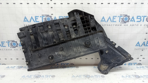 Защита переднего бампера Ford Fusion mk5 17-20 правая, потерта, надломана