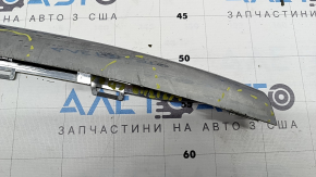 Накладка нижней решетки переднего бампера Mercedes W213 E 17-20 хром, AMG pkg, царапины, сломаны крепления